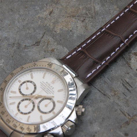 rolex bracelet cuir